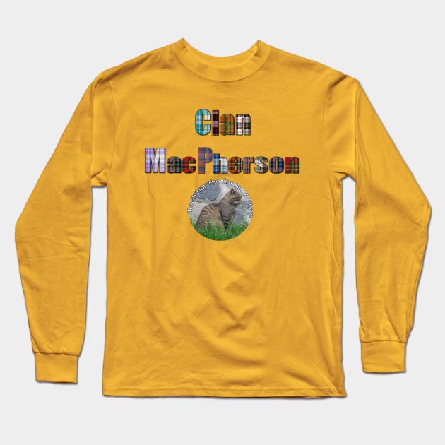 Clan MacPherson Long Sleeve T-Shirt by ellenaJ